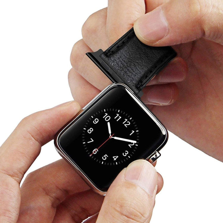 2 PCS Watchbands Stainless Steel Acoustic Ear Connector, Width: 22mm For Apple Watch Series 6 & SE & 5 & 4 44mm / 3 & 2 & 1 42mm