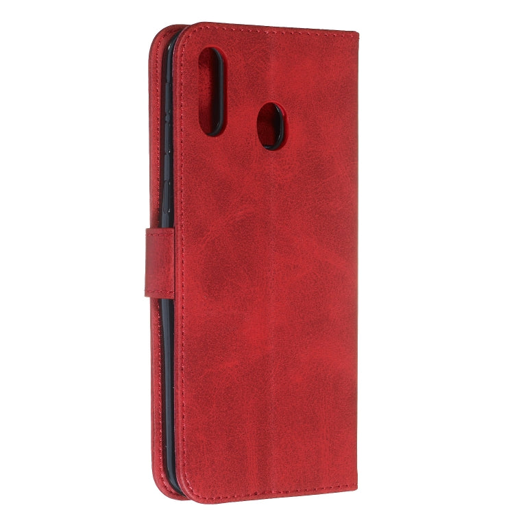 For Galaxy M20 Zipper Horizontal Flip Leather Case with Wallet & Holder & Card Slots