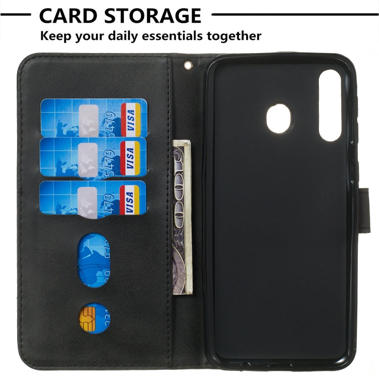 For Galaxy M30 Zipper Horizontal Flip Leather Case with Wallet & Holder & Card Slots