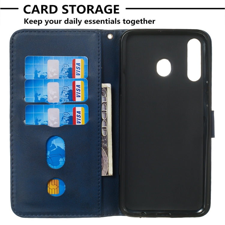 For Galaxy M30 Zipper Horizontal Flip Leather Case with Wallet & Holder & Card Slots