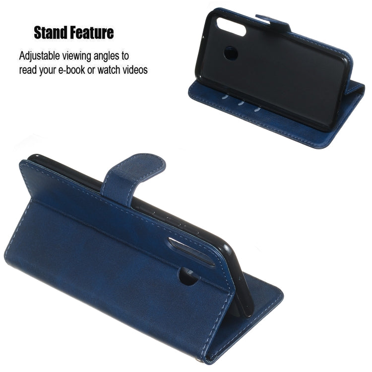 For Galaxy M30 Zipper Horizontal Flip Leather Case with Wallet & Holder & Card Slots
