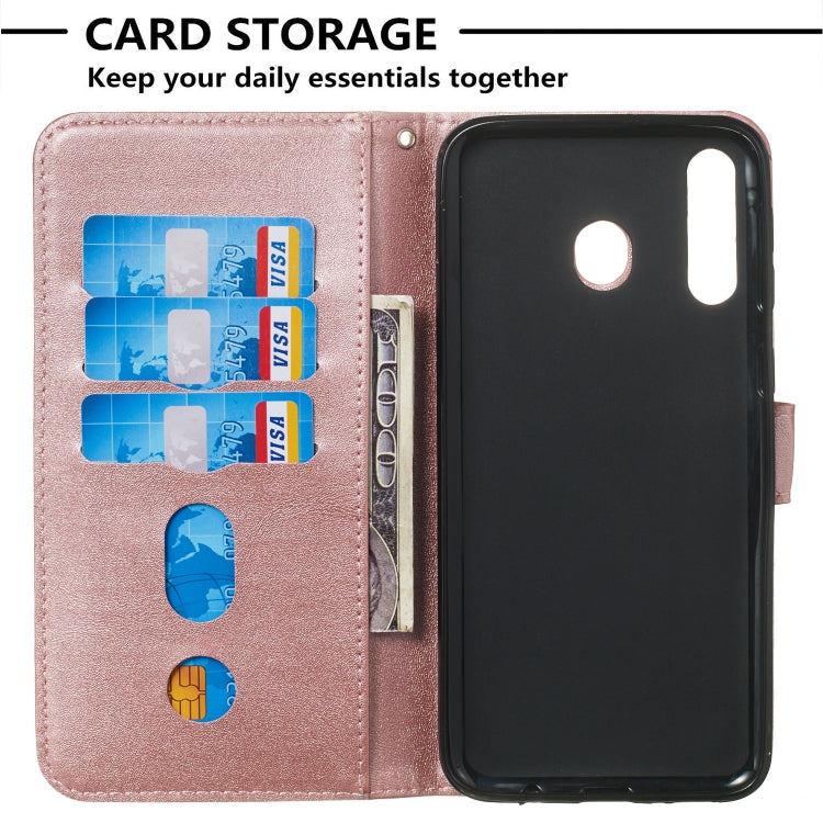 For Galaxy M30 Zipper Horizontal Flip Leather Case with Wallet & Holder & Card Slots