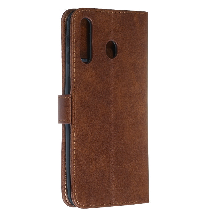For Galaxy M30 Zipper Horizontal Flip Leather Case with Wallet & Holder & Card Slots