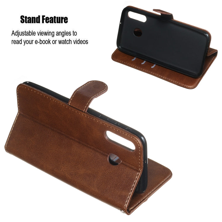 For Galaxy M30 Zipper Horizontal Flip Leather Case with Wallet & Holder & Card Slots