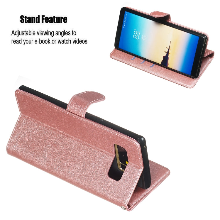 For Galaxy Note8 Zipper Horizontal Flip Leather Case with Wallet & Holder & Card Slots