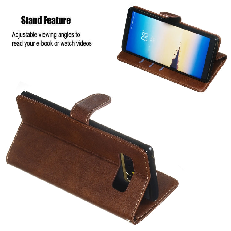 For Galaxy Note8 Zipper Horizontal Flip Leather Case with Wallet & Holder & Card Slots