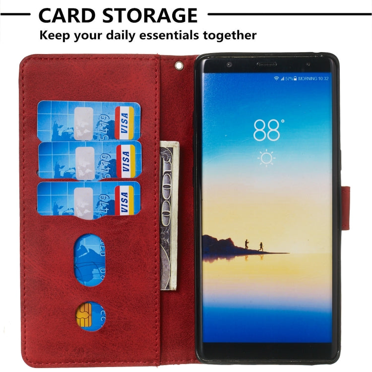For Galaxy Note8 Zipper Horizontal Flip Leather Case with Wallet & Holder & Card Slots