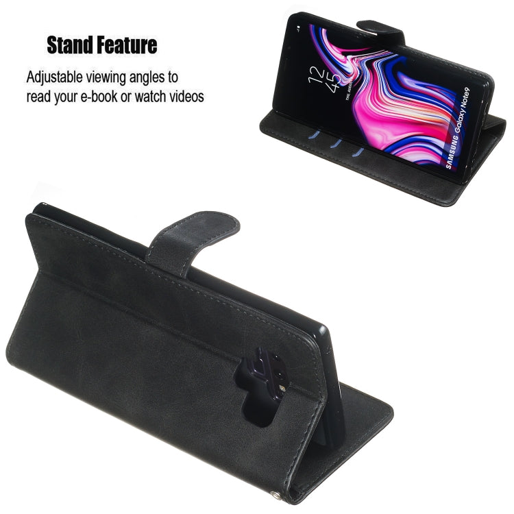 For Galaxy Note9 Zipper Horizontal Flip Leather Case with Wallet & Holder & Card Slots