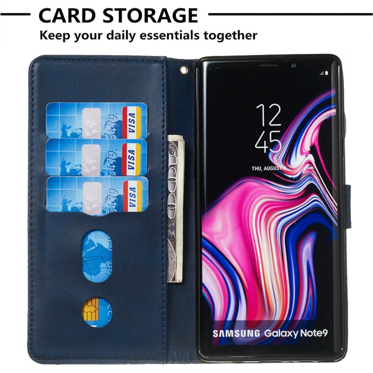For Galaxy Note9 Zipper Horizontal Flip Leather Case with Wallet & Holder & Card Slots