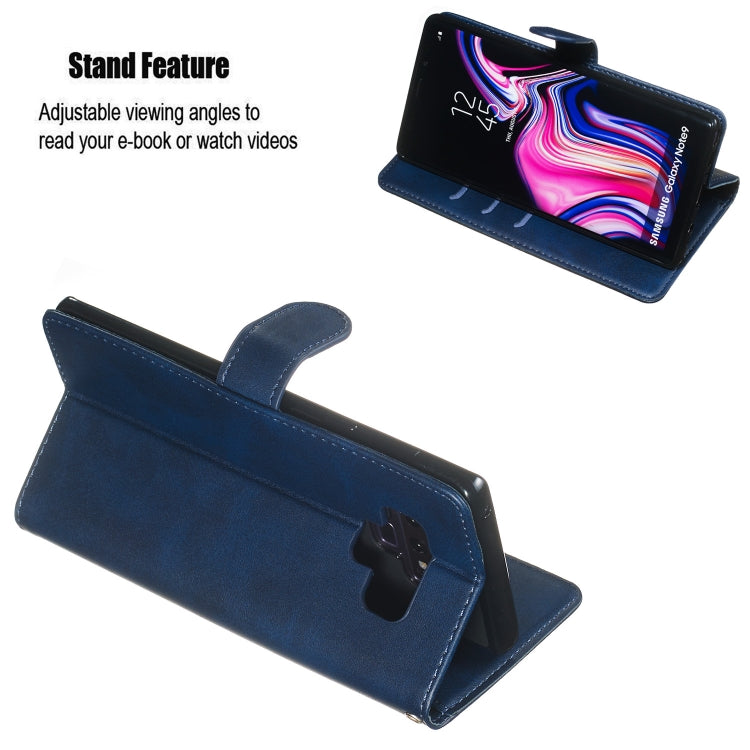 For Galaxy Note9 Zipper Horizontal Flip Leather Case with Wallet & Holder & Card Slots