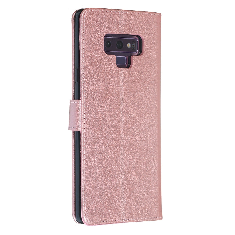 For Galaxy Note9 Zipper Horizontal Flip Leather Case with Wallet & Holder & Card Slots