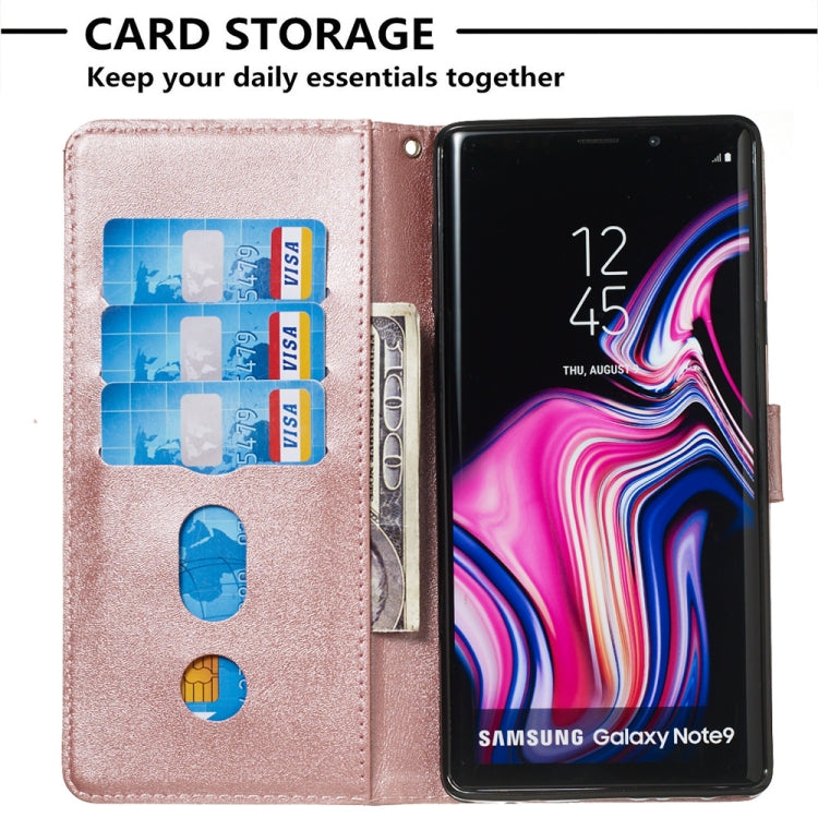For Galaxy Note9 Zipper Horizontal Flip Leather Case with Wallet & Holder & Card Slots