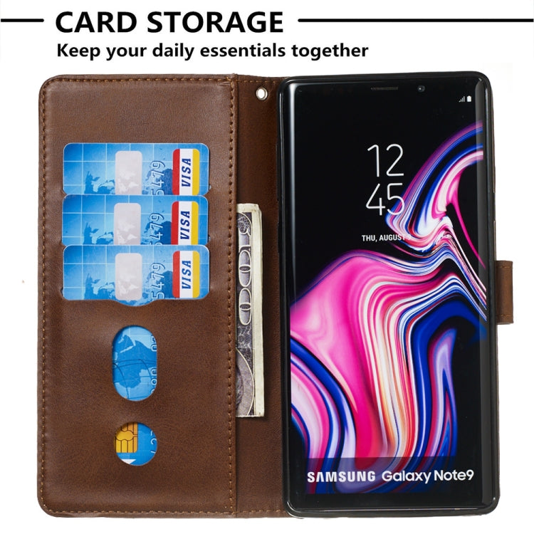 For Galaxy Note9 Zipper Horizontal Flip Leather Case with Wallet & Holder & Card Slots
