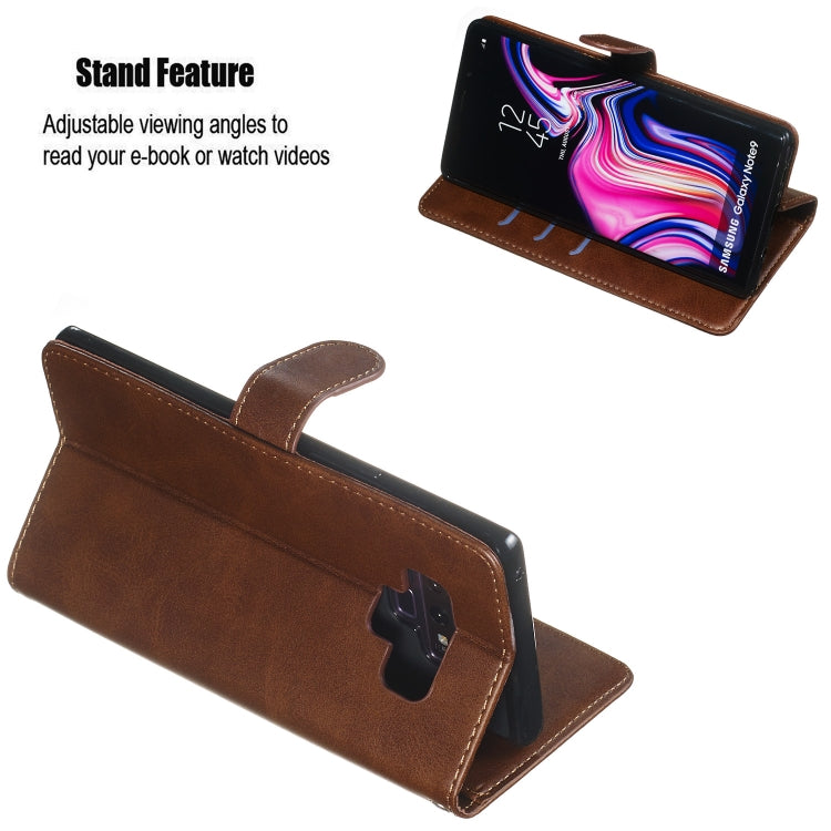 For Galaxy Note9 Zipper Horizontal Flip Leather Case with Wallet & Holder & Card Slots