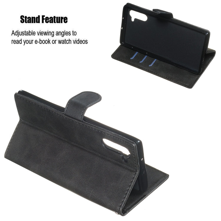 For Galaxy Note10 Zipper Horizontal Flip Leather Case with Wallet & Holder & Card Slots