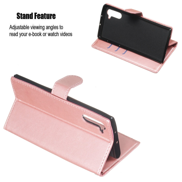 For Galaxy Note10 Zipper Horizontal Flip Leather Case with Wallet & Holder & Card Slots