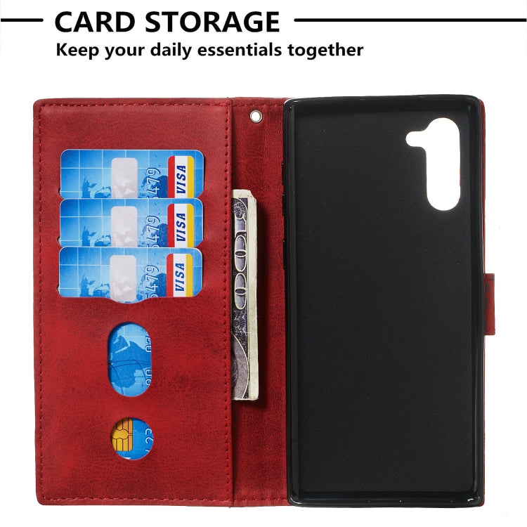 For Galaxy Note10 Zipper Horizontal Flip Leather Case with Wallet & Holder & Card Slots