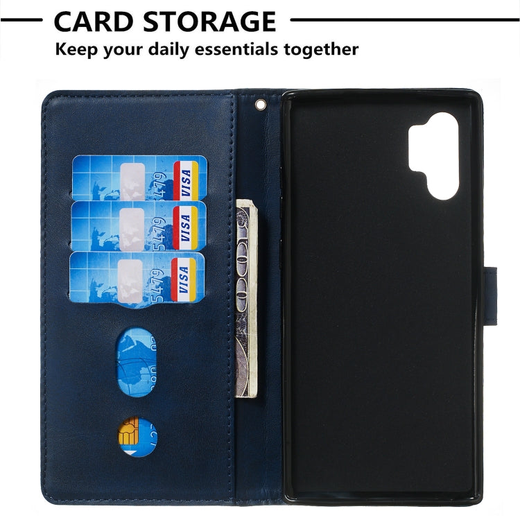 For Galaxy Note10+ Zipper Horizontal Flip Leather Case with Wallet & Holder & Card Slots