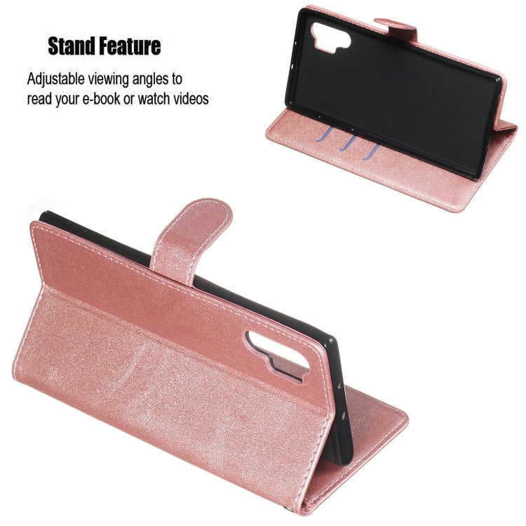For Galaxy Note10+ Zipper Horizontal Flip Leather Case with Wallet & Holder & Card Slots