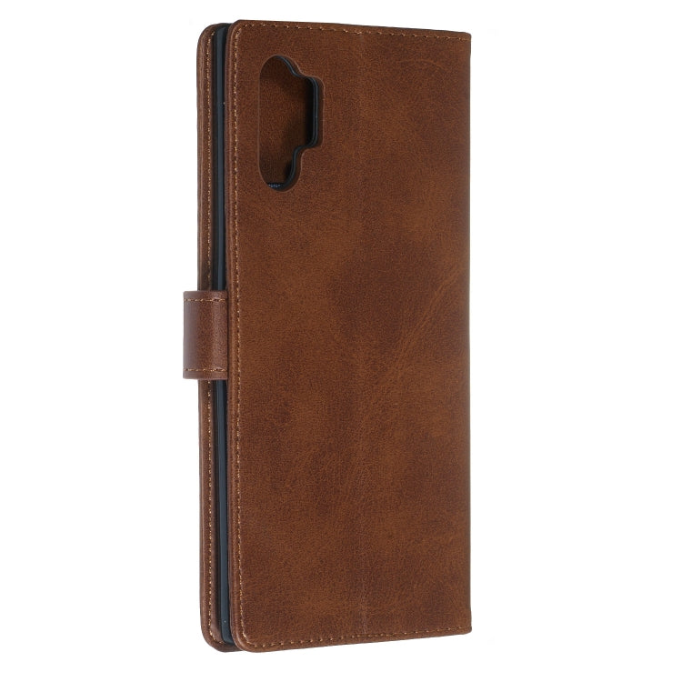 For Galaxy Note10+ Zipper Horizontal Flip Leather Case with Wallet & Holder & Card Slots