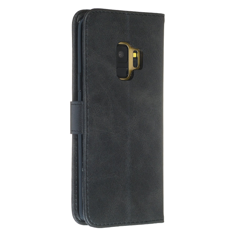For Galaxy S9 Zipper Horizontal Flip Leather Case with Wallet & Holder & Card Slots
