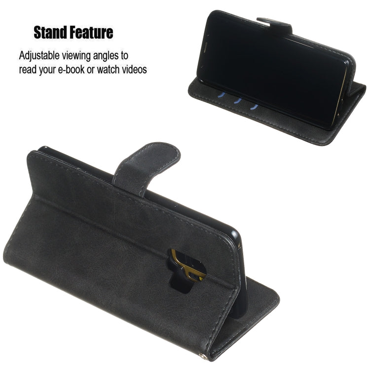 For Galaxy S9 Zipper Horizontal Flip Leather Case with Wallet & Holder & Card Slots