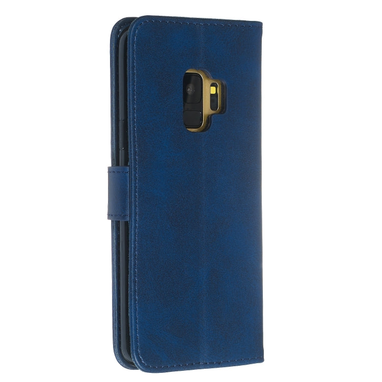 For Galaxy S9 Zipper Horizontal Flip Leather Case with Wallet & Holder & Card Slots