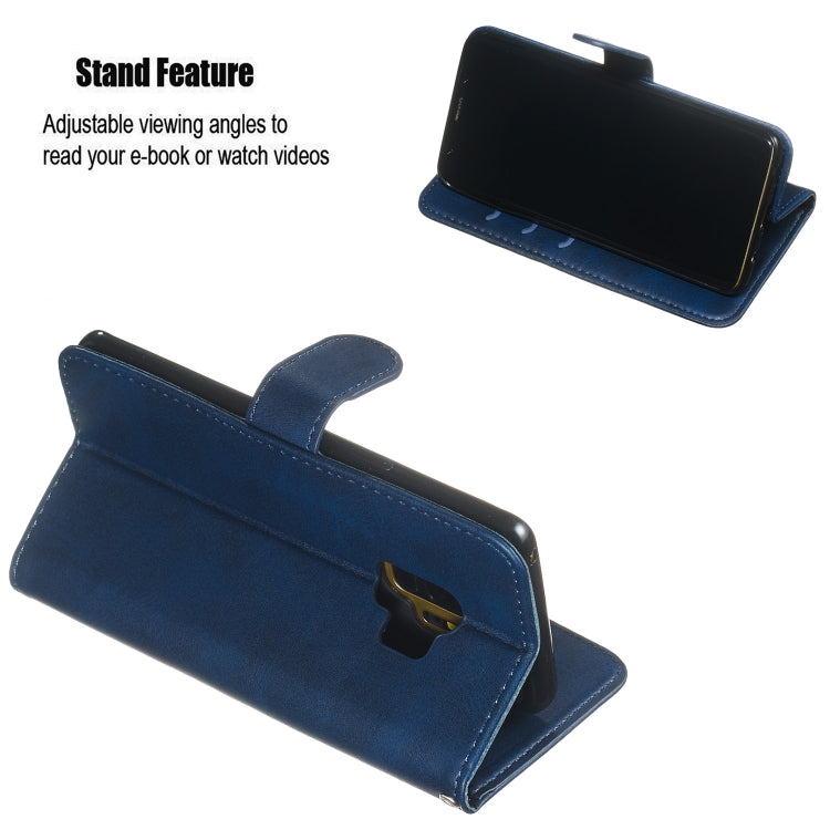For Galaxy S9 Zipper Horizontal Flip Leather Case with Wallet & Holder & Card Slots