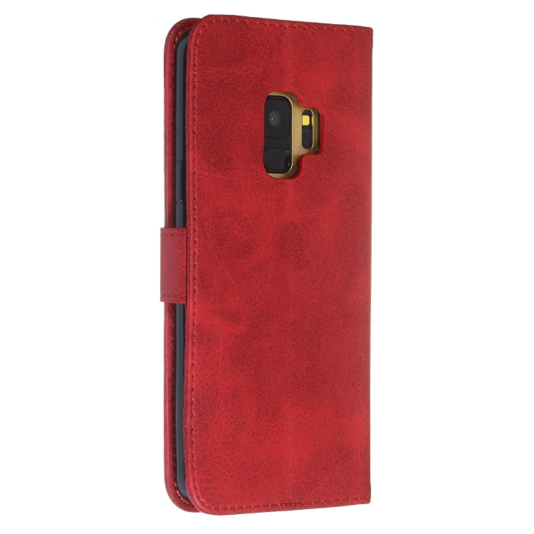 For Galaxy S9 Zipper Horizontal Flip Leather Case with Wallet & Holder & Card Slots