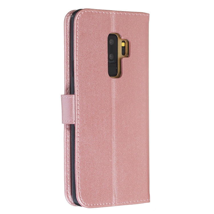 For Galaxy S9+ Zipper Horizontal Flip Leather Case with Wallet & Holder & Card Slots