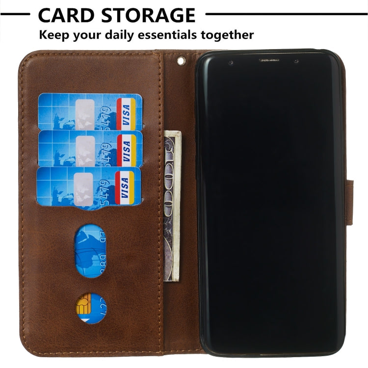 For Galaxy S9+ Zipper Horizontal Flip Leather Case with Wallet & Holder & Card Slots