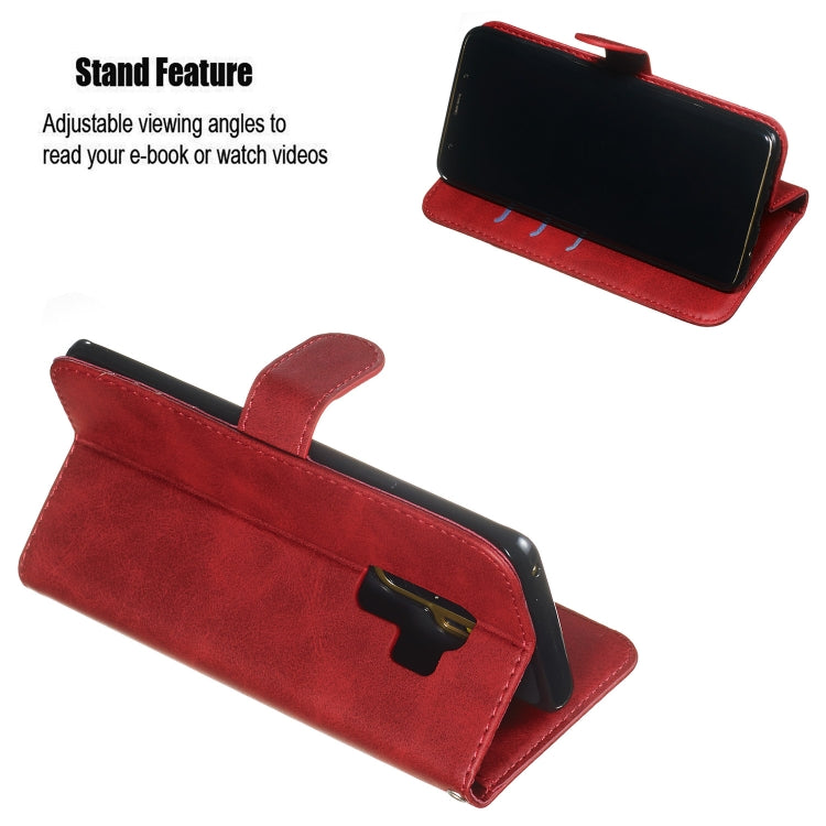 For Galaxy S9+ Zipper Horizontal Flip Leather Case with Wallet & Holder & Card Slots