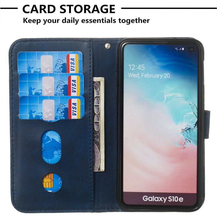 For Galaxy S10e Zipper Horizontal Flip Leather Case with Wallet & Holder & Card Slots