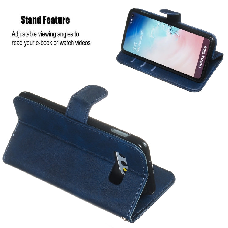 For Galaxy S10e Zipper Horizontal Flip Leather Case with Wallet & Holder & Card Slots