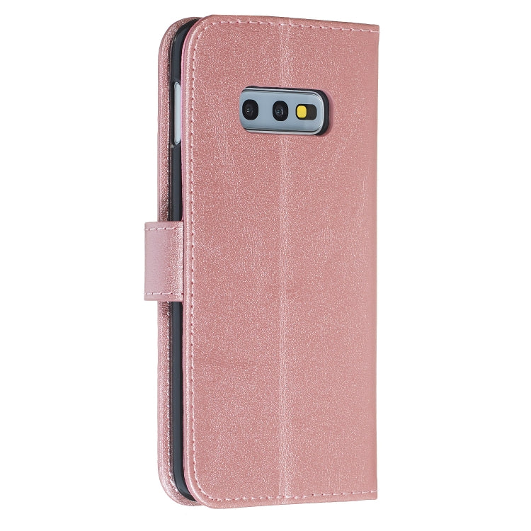 For Galaxy S10e Zipper Horizontal Flip Leather Case with Wallet & Holder & Card Slots