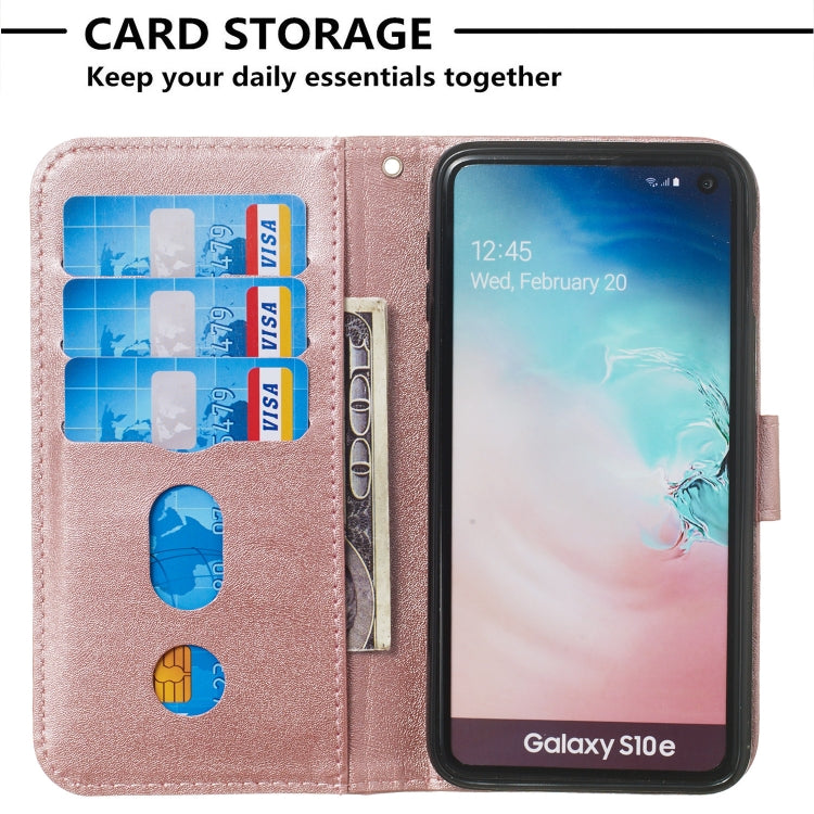 For Galaxy S10e Zipper Horizontal Flip Leather Case with Wallet & Holder & Card Slots