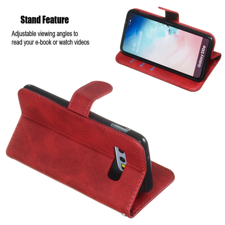 For Galaxy S10e Zipper Horizontal Flip Leather Case with Wallet & Holder & Card Slots