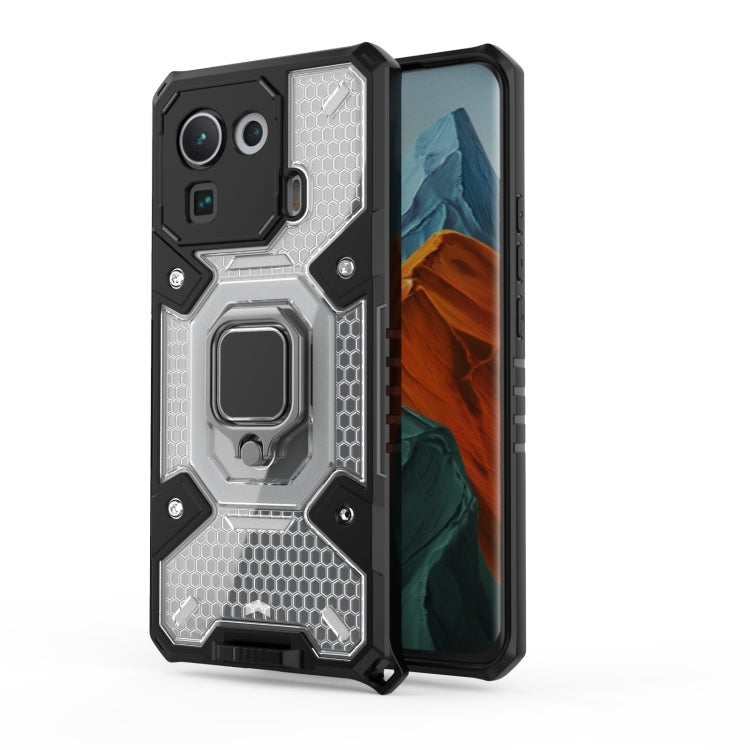 For Xiaomi Mi 11 Pro Space PC+TPU Ring Holder Protective Case