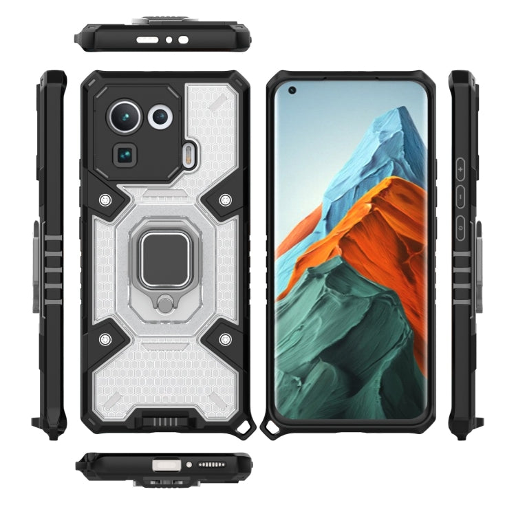 For Xiaomi Mi 11 Pro Space PC+TPU Ring Holder Protective Case