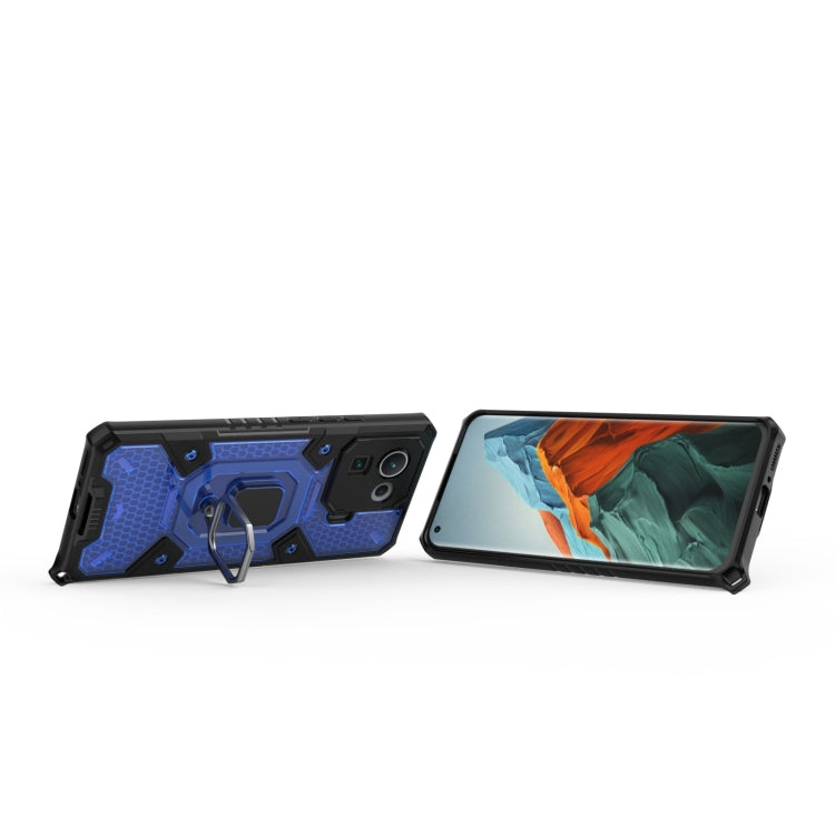 For Xiaomi Mi 11 Pro Space PC+TPU Ring Holder Protective Case