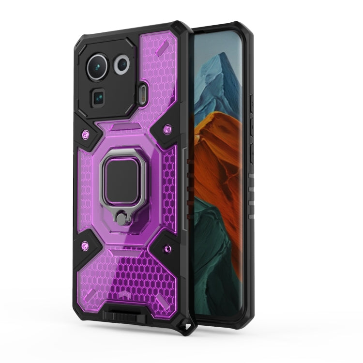 For Xiaomi Mi 11 Pro Space PC+TPU Ring Holder Protective Case