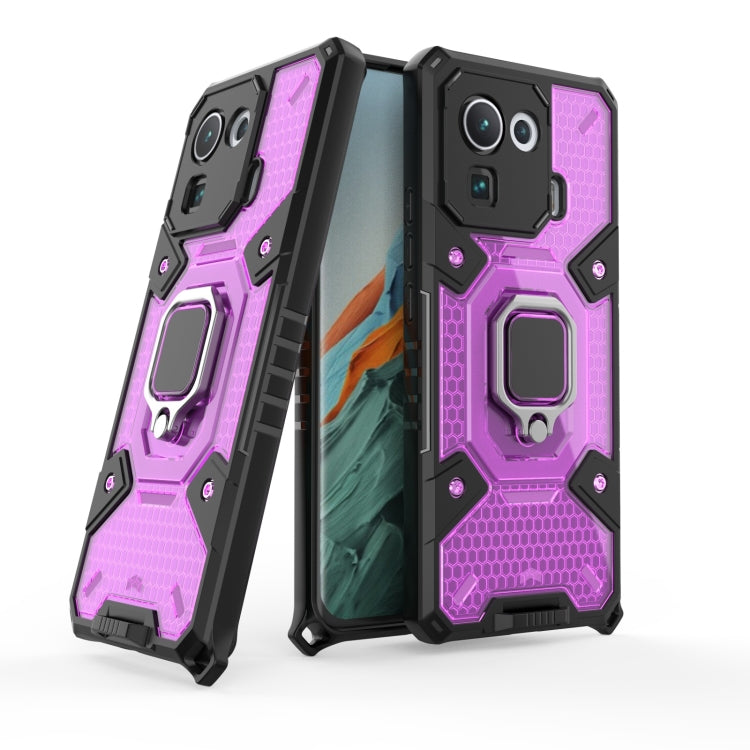 For Xiaomi Mi 11 Pro Space PC+TPU Ring Holder Protective Case
