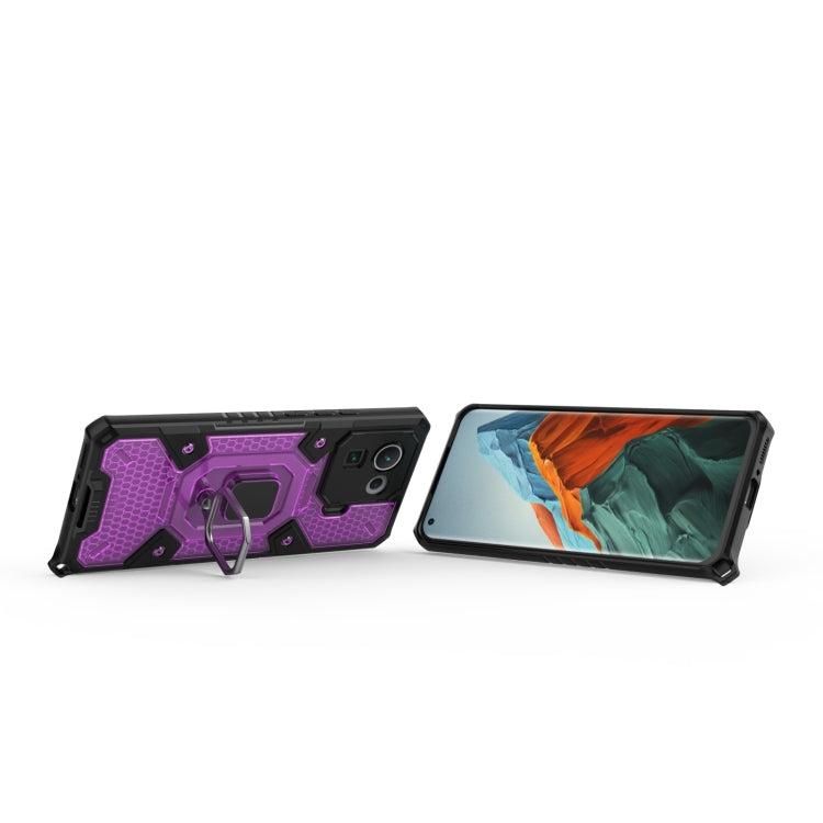For Xiaomi Mi 11 Pro Space PC+TPU Ring Holder Protective Case
