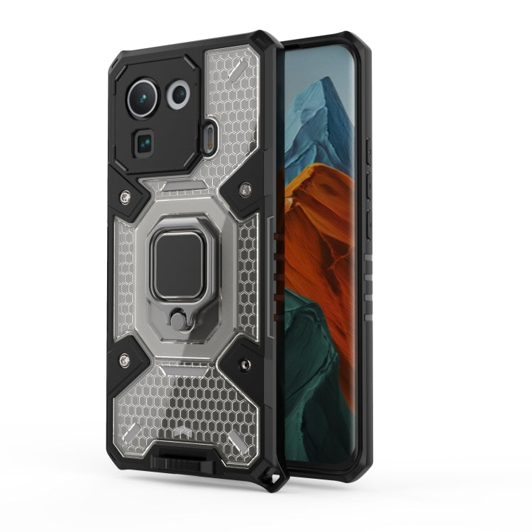 For Xiaomi Mi 11 Pro Space PC+TPU Ring Holder Protective Case
