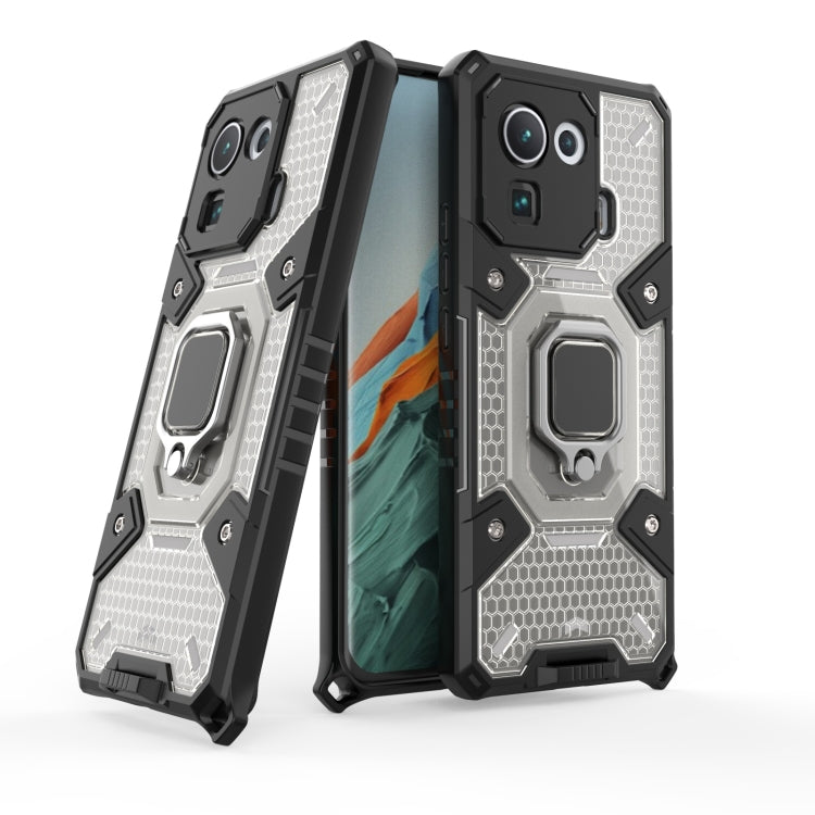 For Xiaomi Mi 11 Pro Space PC+TPU Ring Holder Protective Case