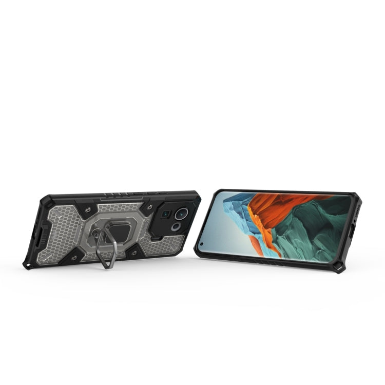 For Xiaomi Mi 11 Pro Space PC+TPU Ring Holder Protective Case