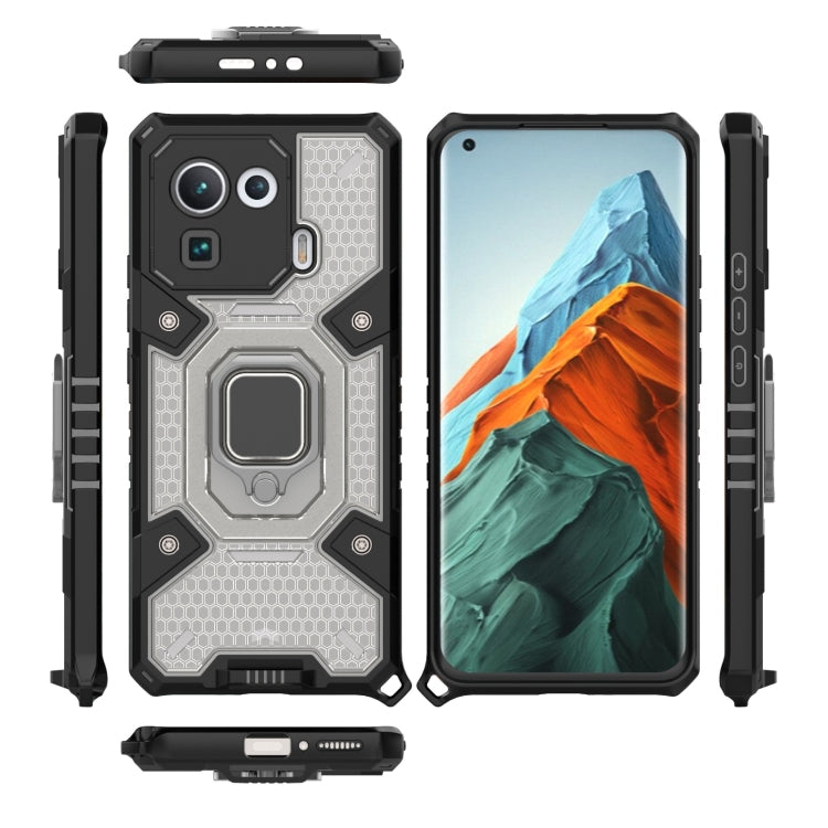 For Xiaomi Mi 11 Pro Space PC+TPU Ring Holder Protective Case