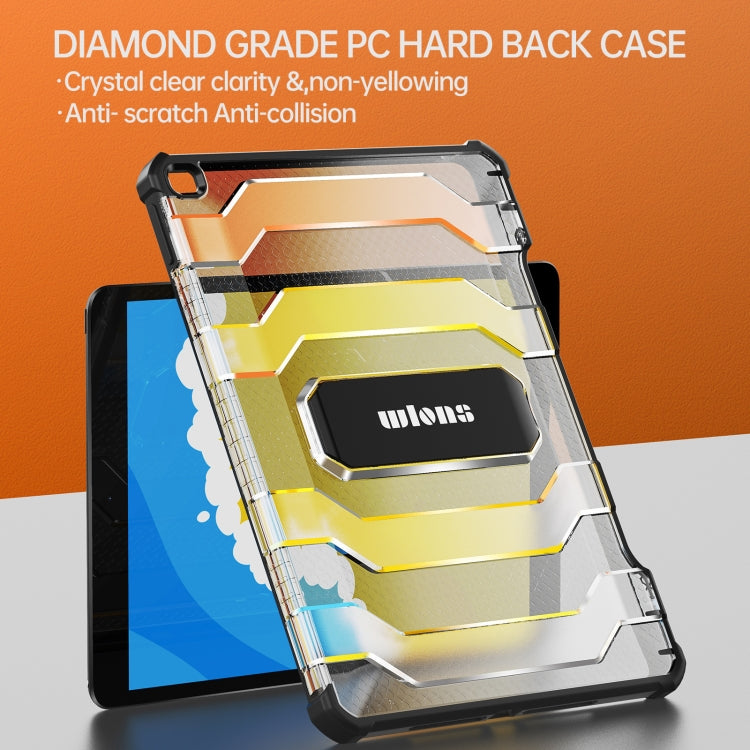 For iPad 10.2 2020 / 2019 / Air 2019 10.5 wlons Explorer Series PC + TPU Protective Tablet Case with Folding Holder