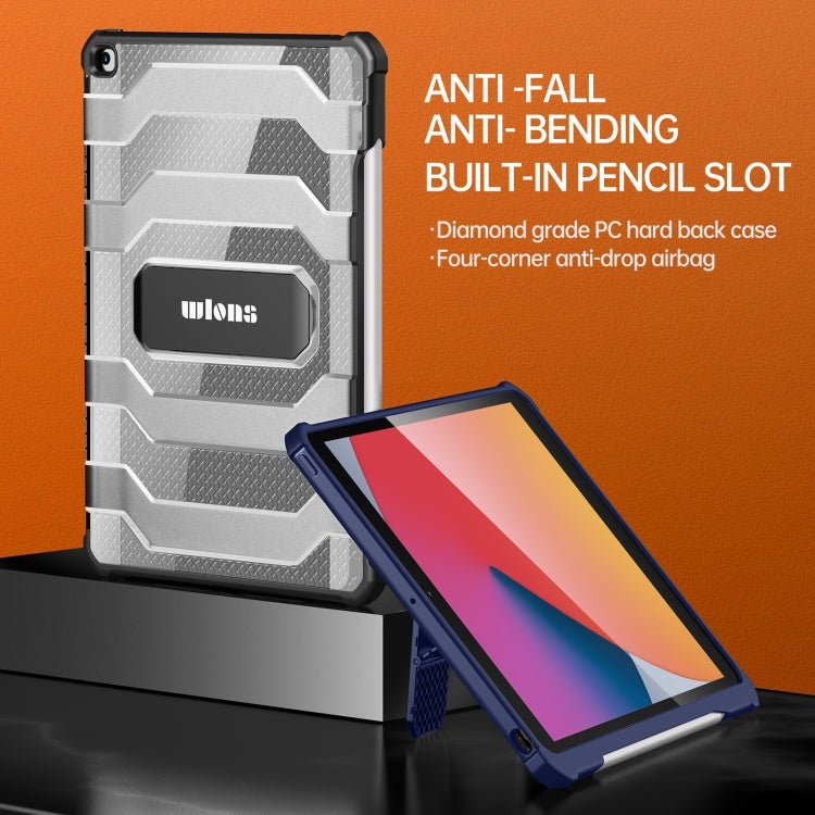 For iPad 10.2 2020 / 2019 / Air 2019 10.5 wlons Explorer Series PC + TPU Protective Tablet Case with Folding Holder