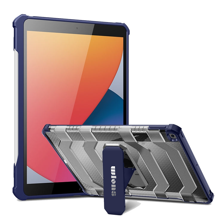 For iPad 10.2 2020 / 2019 / Air 2019 10.5 wlons Explorer Series PC + TPU Protective Tablet Case with Folding Holder